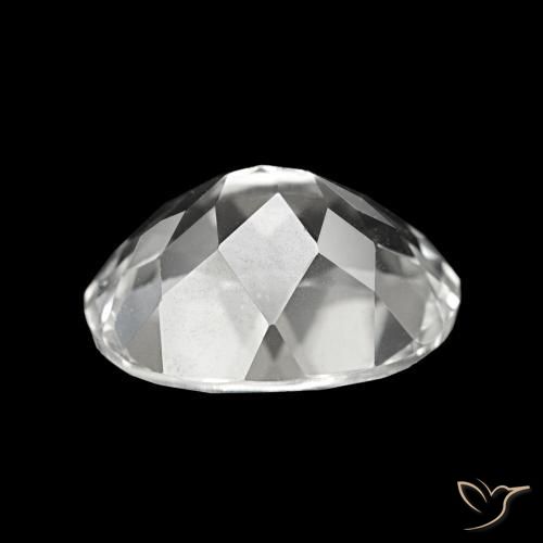 Topázio Branco claro Natural 5.94ct, Corte Oval, VS