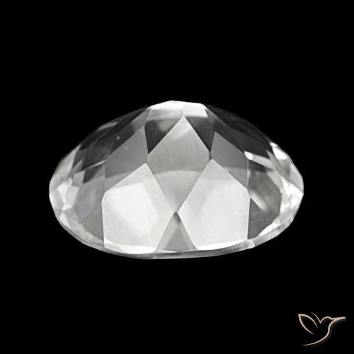 Topázio Branco Natural 5.79ct, Corte Oval, VVS-VS