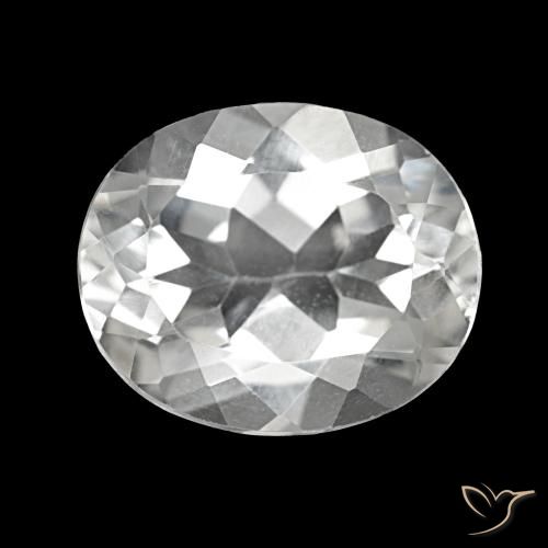 5.60ct Branco Topázio, oval, VVS