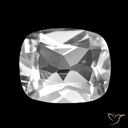 5.25ct Branco claro Topázio Pedras Preciosas, Almofada, VS