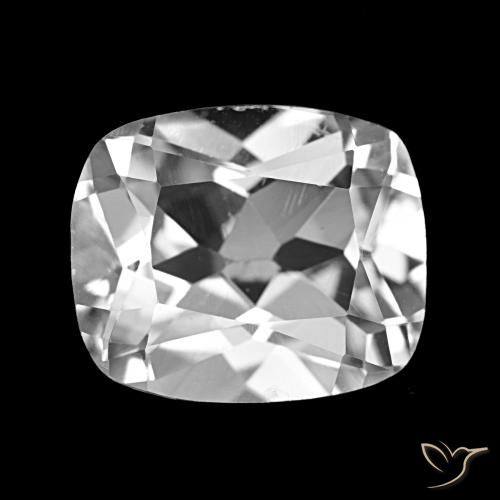 5.97ct Branco claro Topázio Pedras Preciosas, Almofada, VS