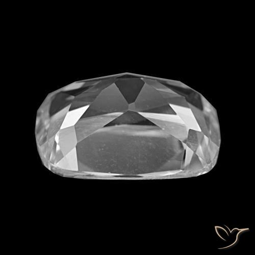 Topázio branco natural 6,25ct, almofada cortada, VS