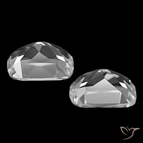 Pedras preciosas de Topázio Branco claro natural de 12.08 ct, Almofada cortada, VVS-VS