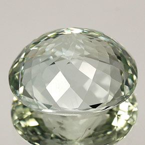 Turmalina verde natural 4,83ct, corte oval, VVS