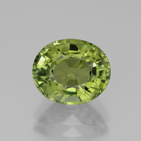 Turmalina verde natural 2,76ct, corte oval, VVS