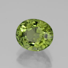 Turmalina verde natural 2,76ct, corte oval, VVS