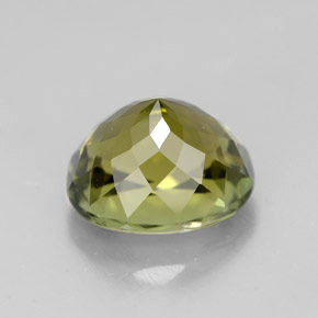 Turmalina verde natural 3,90ct, corte oval, VVS-VS