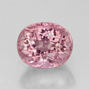 Turmalina rosa natural 4,57ct, corte oval, VS-SI
