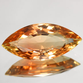 Turmalina multicolorido natural 6,96ct, marquise, VVS