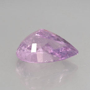 Turmalina violeta natural 3,34ct, formato de pêra, I1