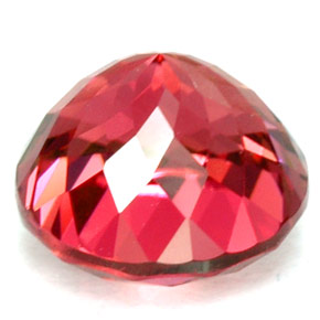 Turmalina vermelho natural 2,04ct, corte redondo, VVS-VS