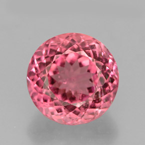 Turmalina rosa natural 2,16ct, corte redondo, VS-SI