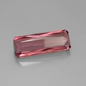 Turmalina rosa natural 11,68ct, corte esmeralda, VVS