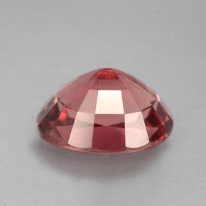 Turmalina rosa natural 4,52ct, corte oval, VVS