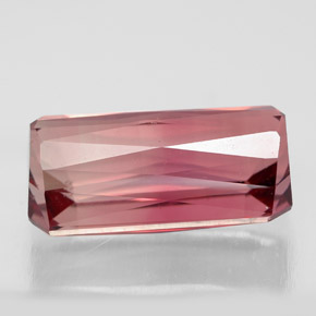 Turmalina rosa natural 4,60ct, corte esmeralda, VVS