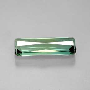 Turmalina verde natural 2,86ct, corte esmeralda, VS