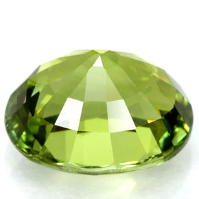 Turmalina verde natural 2,13ct, corte oval, VVS