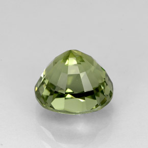 Turmalina verde natural 2,18ct, corte oval, VVS
