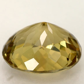 Turmalina amarelo natural 2,25ct, corte oval, VVS