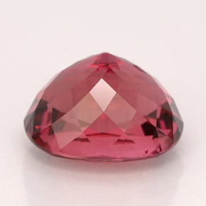Turmalina vermelho natural 5,16ct, corte oval, VVS