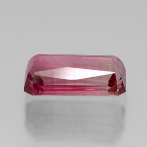 Turmalina rosa natural 2,17ct, corte esmeralda, VVS