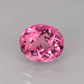 Turmalina rosa natural 2,07ct, corte oval, VS