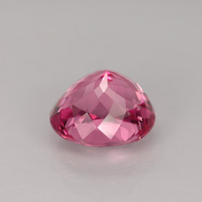Turmalina rosa natural 2,07ct, corte oval, VS