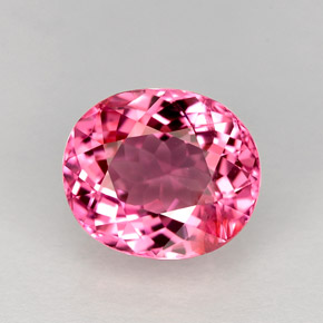 Turmalina rosa natural 2,23ct, corte oval, VVS-VS