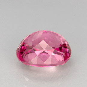 Turmalina rosa natural 2,23ct, corte oval, VVS-VS