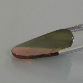 Turmalina multicolorido natural 9,45ct, forma extravagante, transparente