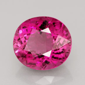 Turmalina violeta natural 4,85ct, corte oval, VS-SI