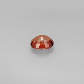 Turmalina laranja natural 0,87ct, corte oval, VVS