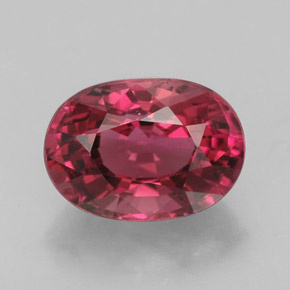 Turmalina rosa natural 2,91ct, corte oval, VVS-VS