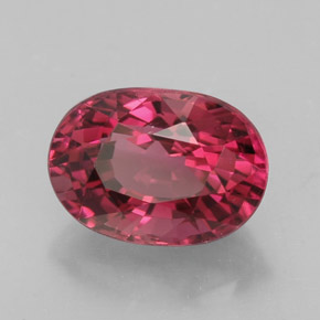 Turmalina rosa natural 2,91ct, corte oval, VVS-VS