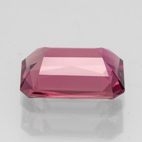 Turmalina rosa natural 2,55ct, corte esmeralda, VVS-VS