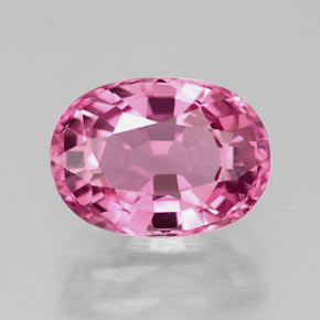 Turmalina rosa natural 2,14ct, corte oval, VS