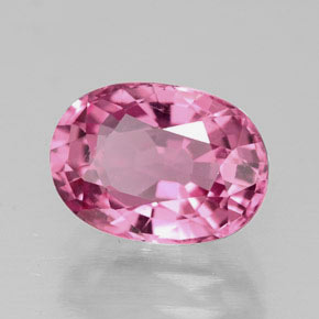 Turmalina rosa natural 2,14ct, corte oval, VS