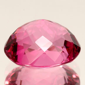 Turmalina rosa natural 3,32ct, corte oval, VVS-VS