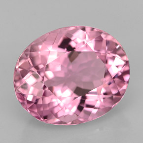 Turmalina rosa natural 5,10ct, corte oval, VS
