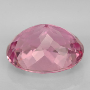 Turmalina rosa natural 5,10ct, corte oval, VS