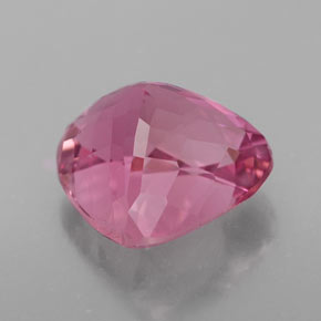 Turmalina rosa natural 4,47ct, formato de pêra, VVS-VS
