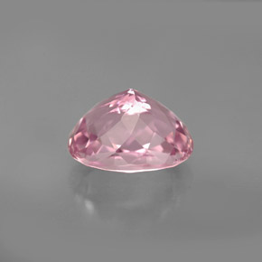 Turmalina rosa natural 3,09ct, corte oval, VVS-VS