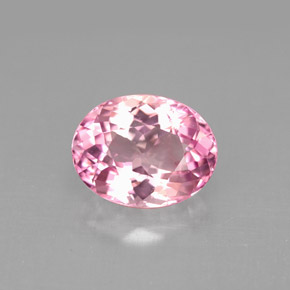 Turmalina rosa natural 2,65ct, corte oval, VVS-VS