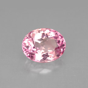 Turmalina rosa natural 2,65ct, corte oval, VVS-VS