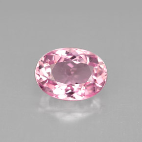 Turmalina rosa natural 2,73ct, corte oval, VVS-VS