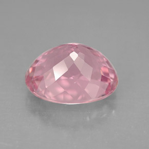 Turmalina rosa natural 4,43ct, corte oval, VVS-VS