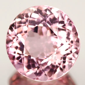 Turmalina rosa natural 2,76ct, corte redondo, VVS-VS