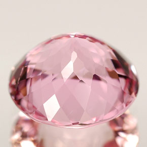 Turmalina rosa natural 2,76ct, corte redondo, VVS-VS