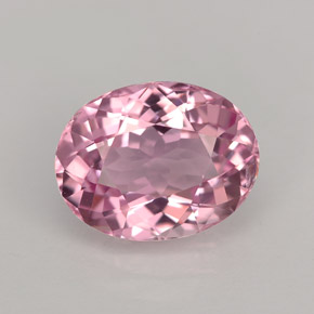 Turmalina rosa natural 3,01ct, corte oval, VVS-VS