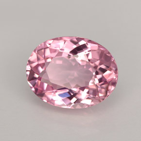 Turmalina rosa natural 3,01ct, corte oval, VVS-VS